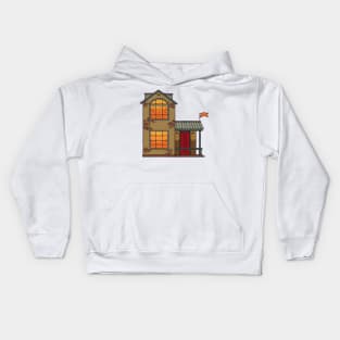 House with a Red Door Kids Hoodie